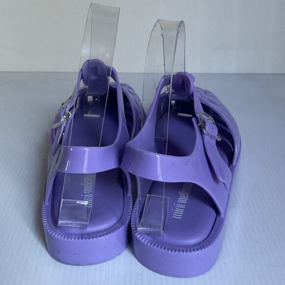 Mini Melissa Jelly Sandals • Purple • Toddler Size 2 • Girls - Picture 6 of 8